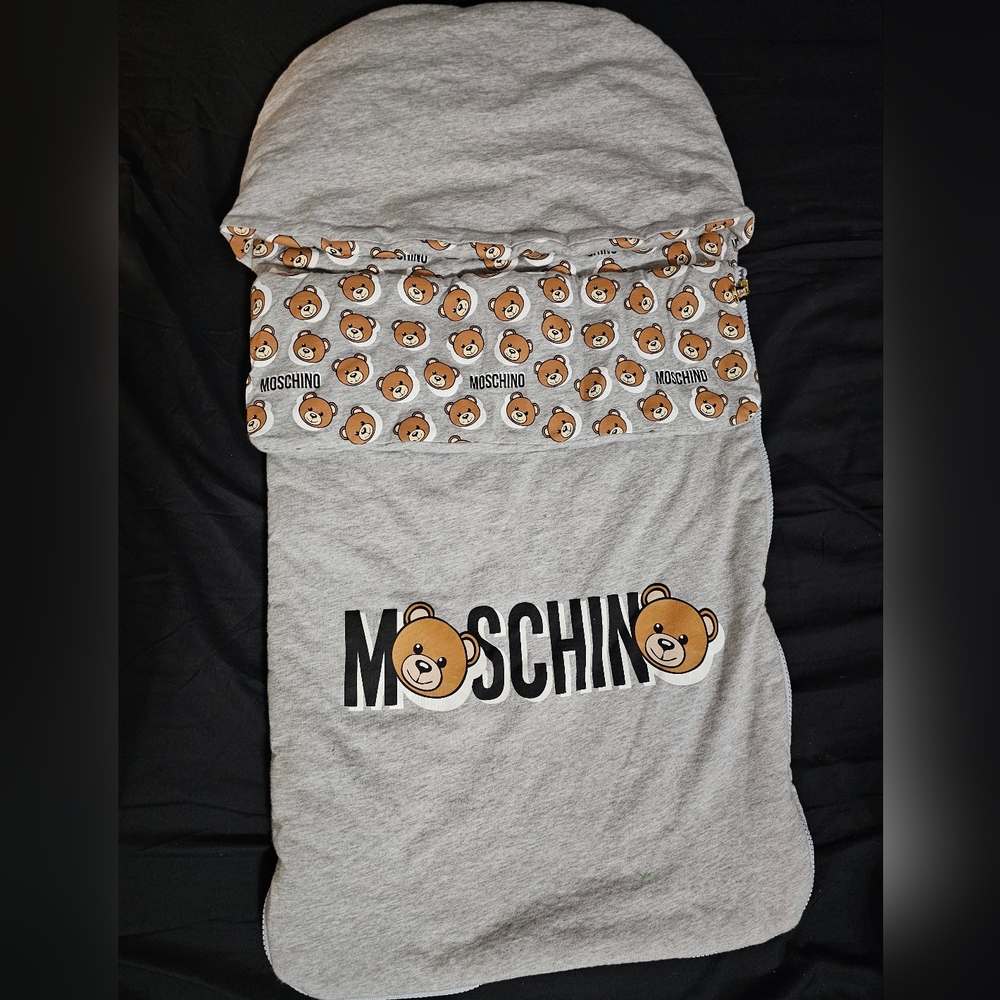 Moschino baby infant stroller car seat bundle blanket warmer